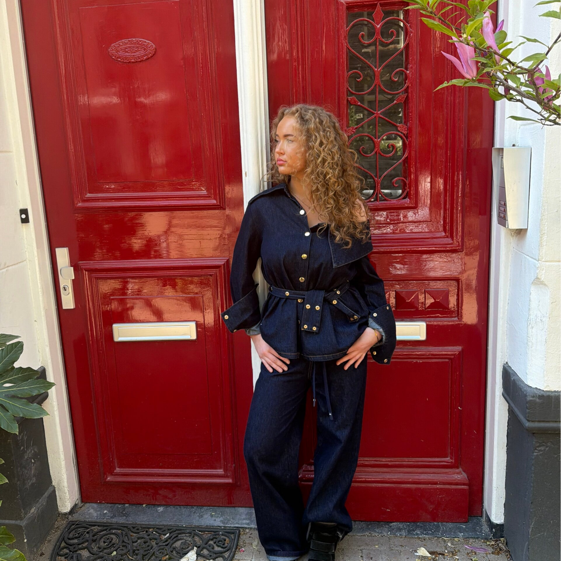 Noir Denim Set