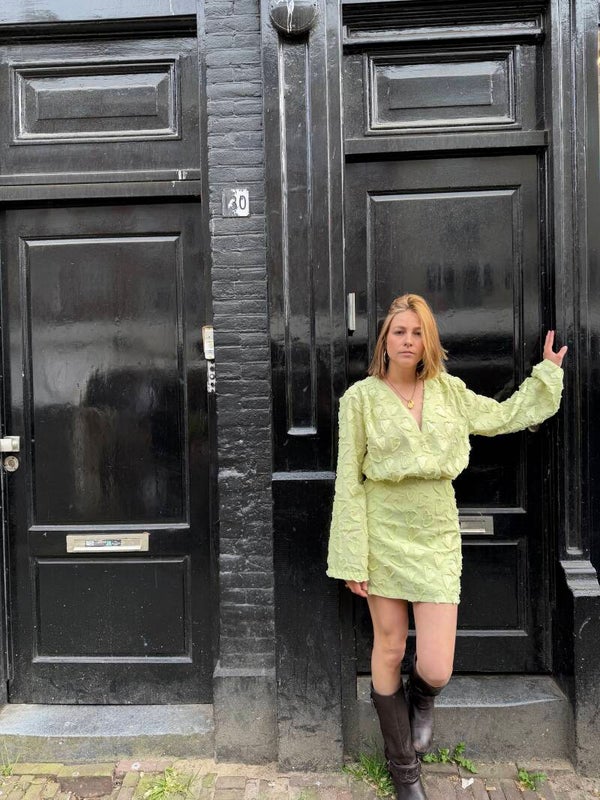 Élodie Mini Dress groen