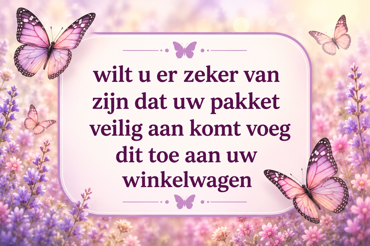 zending verzekeren