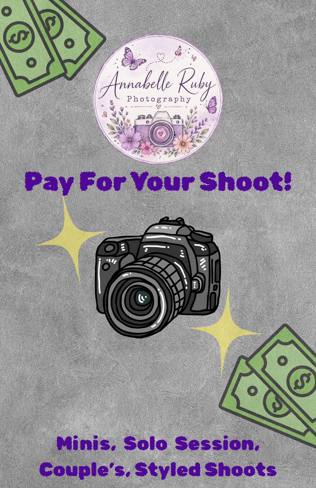 Pay for your shoot!