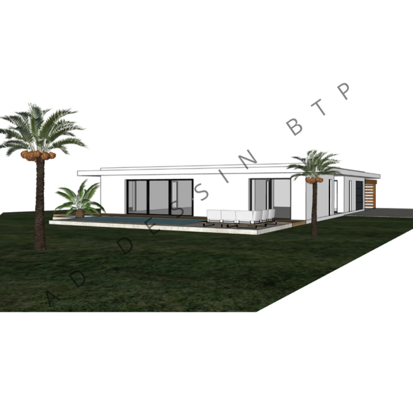 Ibiza - Plain-pied - 143m² - 3 ou 4 chambres