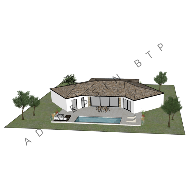Cataleya - Plain-pied - 140m² - 4 chambres