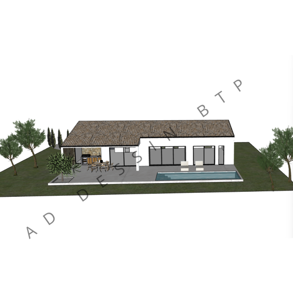 Cora - Plain-pied - 120m² - 3 chambres