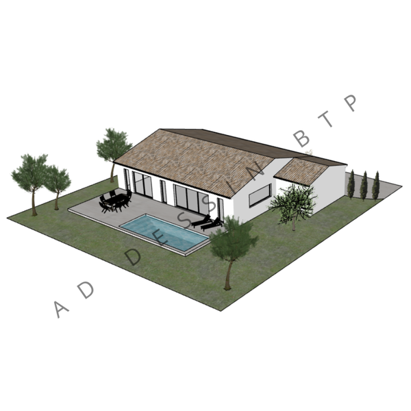 Natalia - Plain-pied - 125m² - 3 chambres