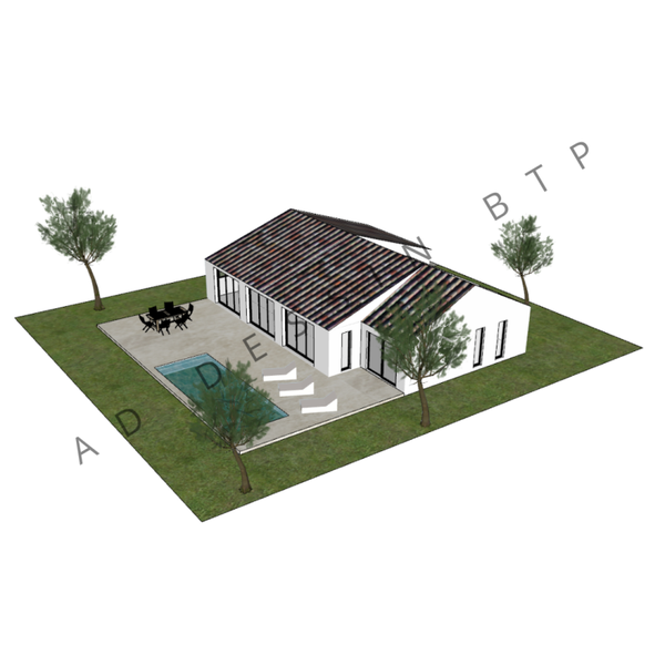 Eva - Plain-pied - 149m² - 3 chambres
