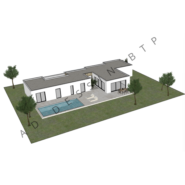 GIA - Plain-pied - 134m² - 3 chambres