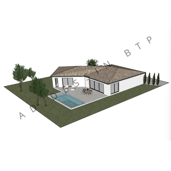 Isadora - 132m² - Plain-pied - 3 chambres