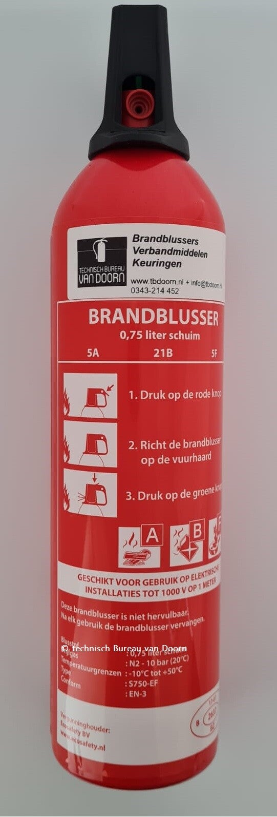 Stop Fire Sprayblusser - 750 ml