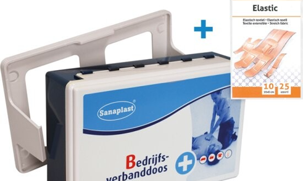Combideal bedrijfs verbanddoos met pleister assorti