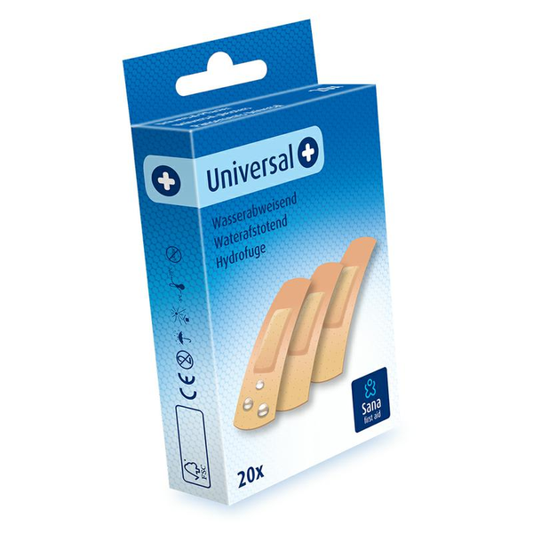 0380 Sana First Aid Pleisterstrips waterafstotend19x72 mm /20
