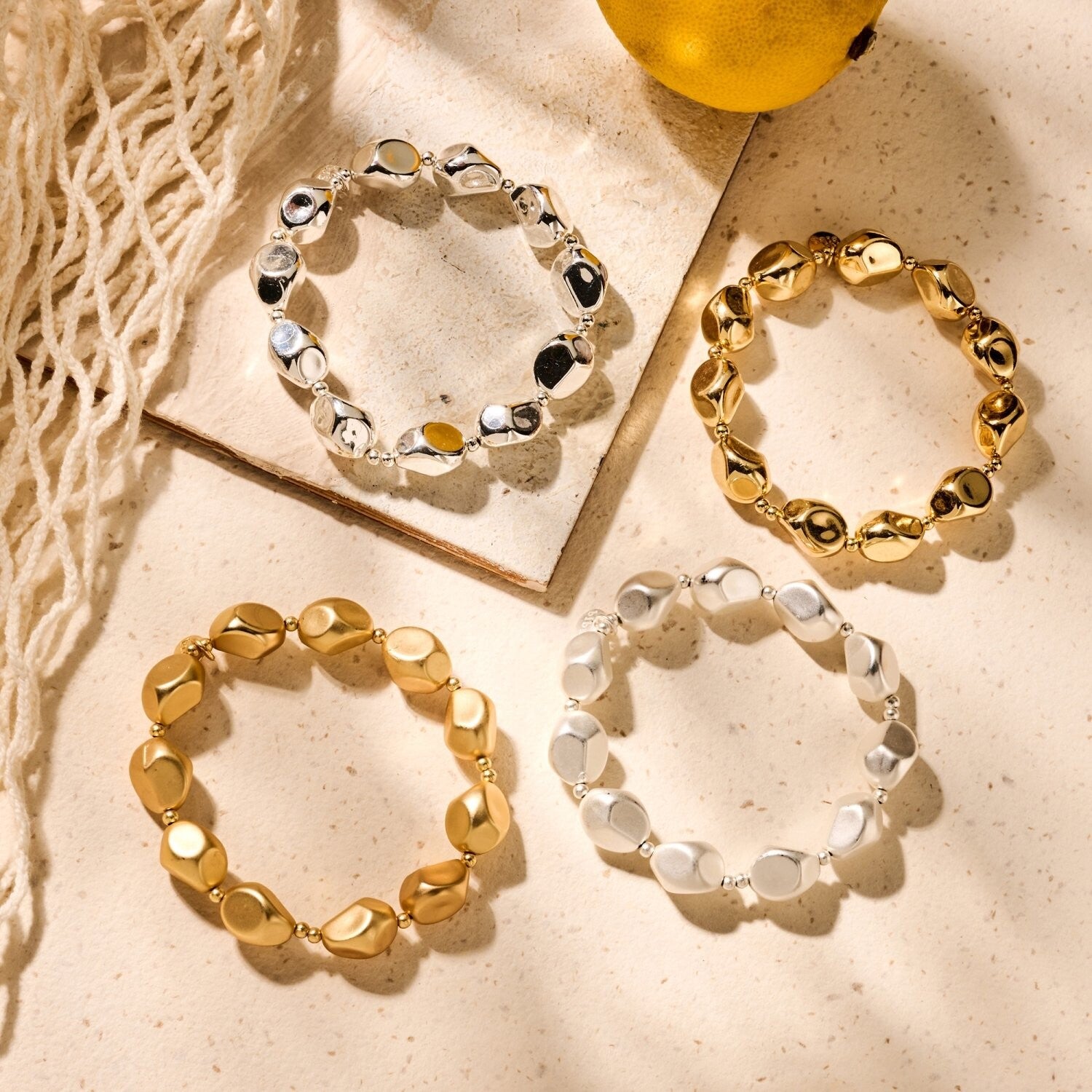 Armband Biba goud/zilver kleurig 55704