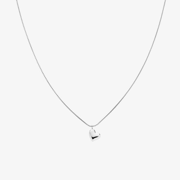 Ketting zilver met klein hartje