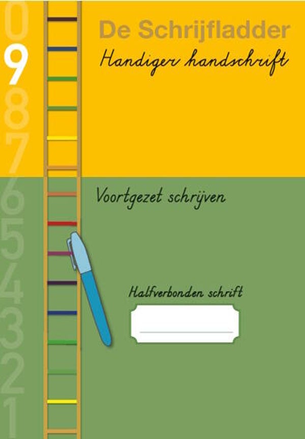Schrift halfverbonden 9 Voortgezet schrijven - groep 7 - set van 5