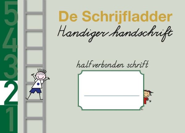 Schrift 2 Letters e, i, l, n, m, u, v - halfverbonden schrift gr. 3 - set van 5