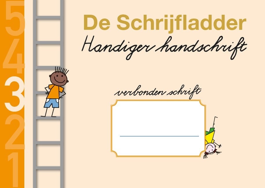Schrift 3 verbonden Letters w, s, o, c, a, d, j - groep 3 - set van 5