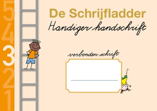 Schrift 3  Letters w, s, o, c, a, d, j - verbonden schrift gr. 3 - set van 5