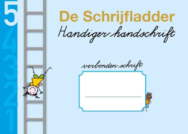 Schrift 5 Letters k, r, z, q, x - verbonden schrift gr. 3 - set van 5
