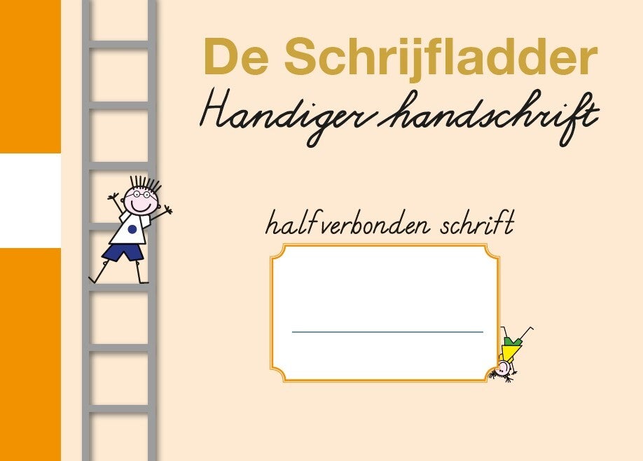 Dicteeschrift halfverbonden schrift groep 3 & 4 - 5 mm - set van 5