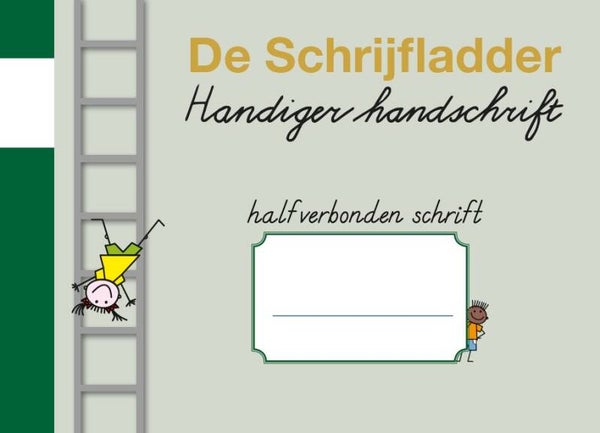 Dicteeschrift 6 mm - halfverbonden schrift gr. 3 - set van 5