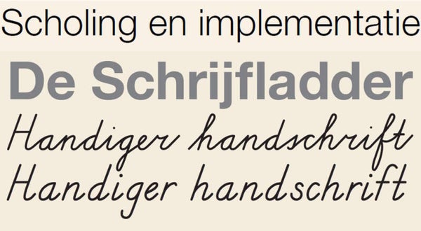 Implementatie De Schrijfladder & Handiger handschrift