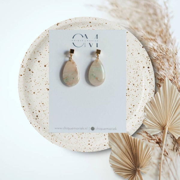 Chique green marbled collection