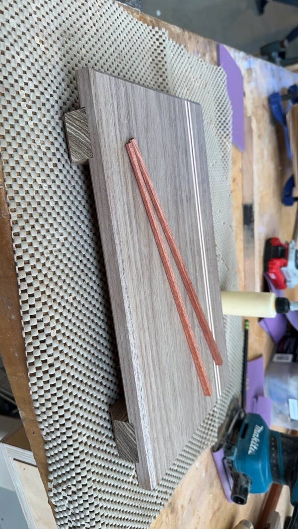 Sushi Tray and Chop Sticks