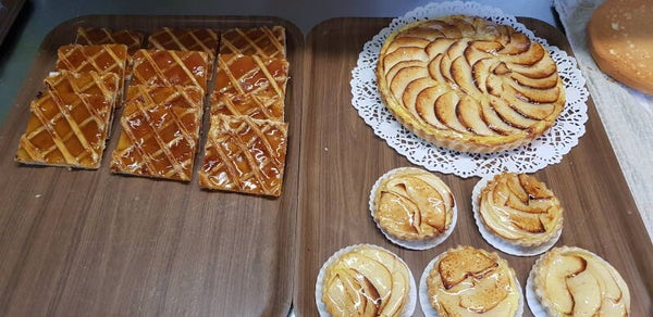 Carre confituur of appeltaart 