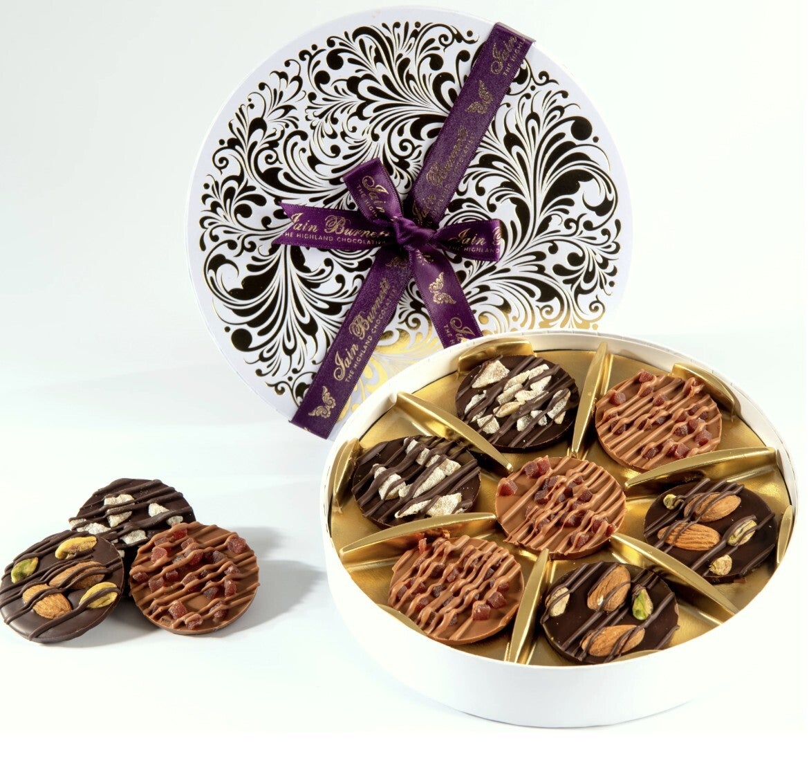14 Mixed Milk & Dark Chocolate Florentines