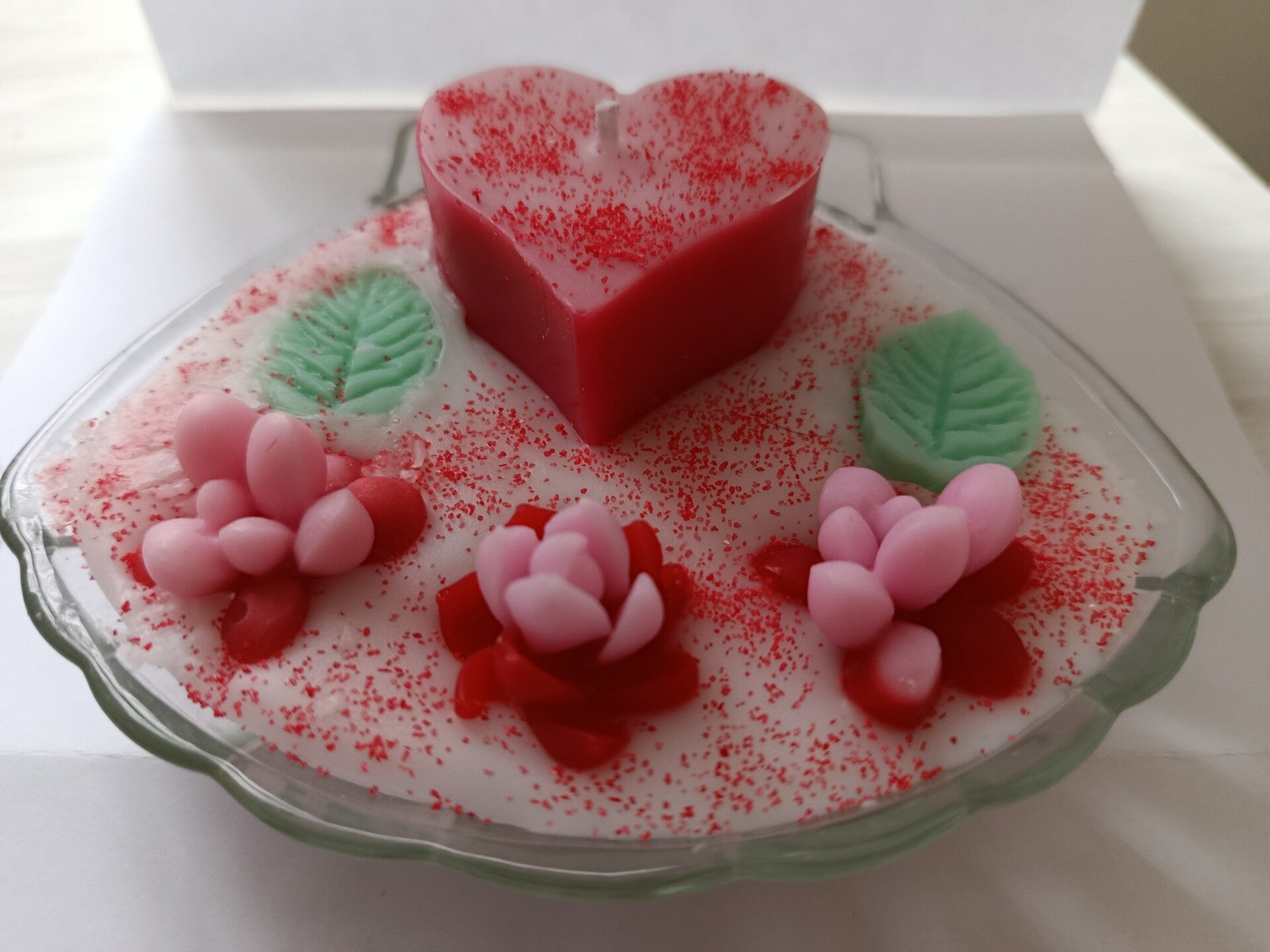 Coquille st jacques avec coeur et mèche