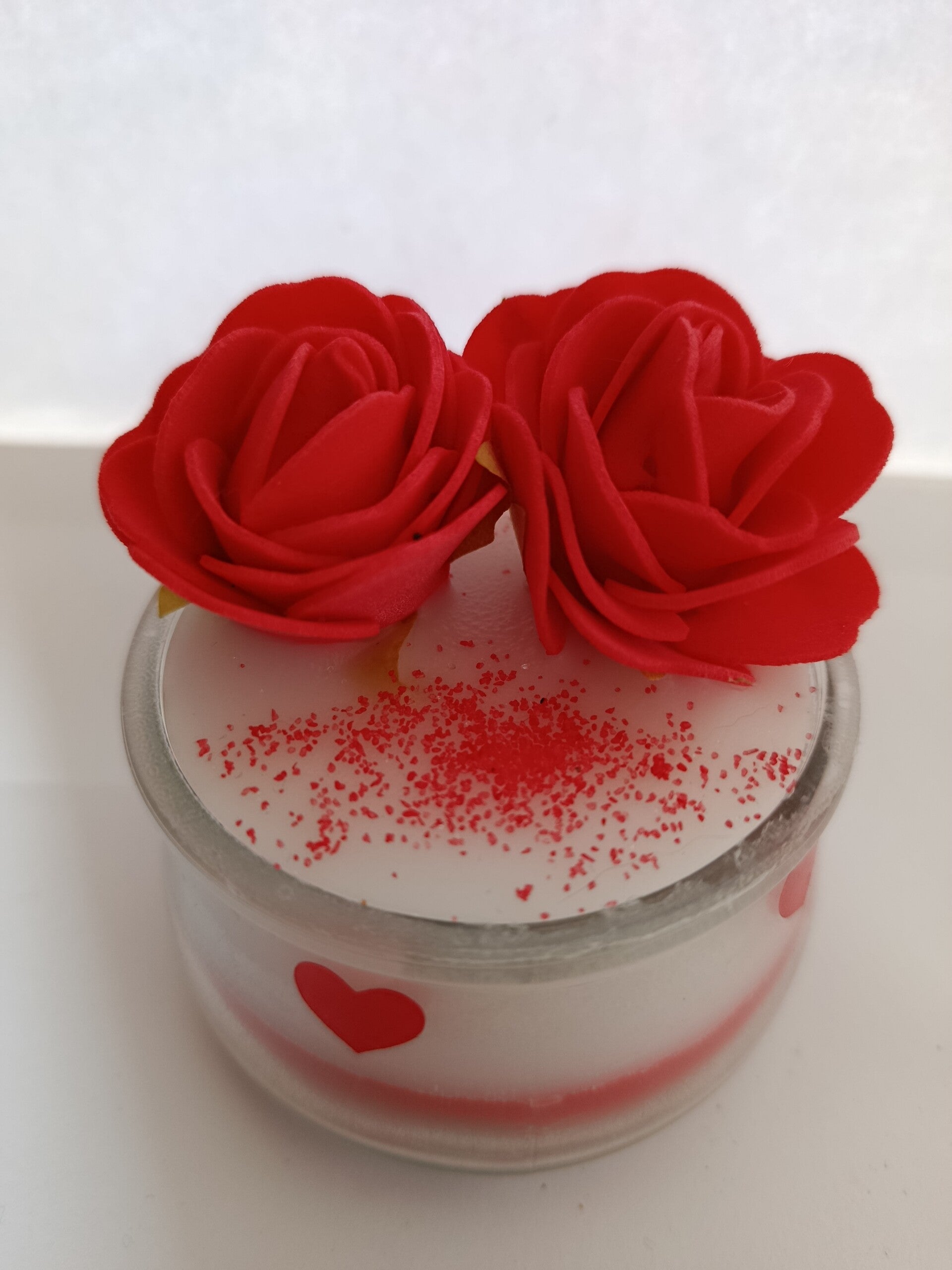 Contenant 2 roses