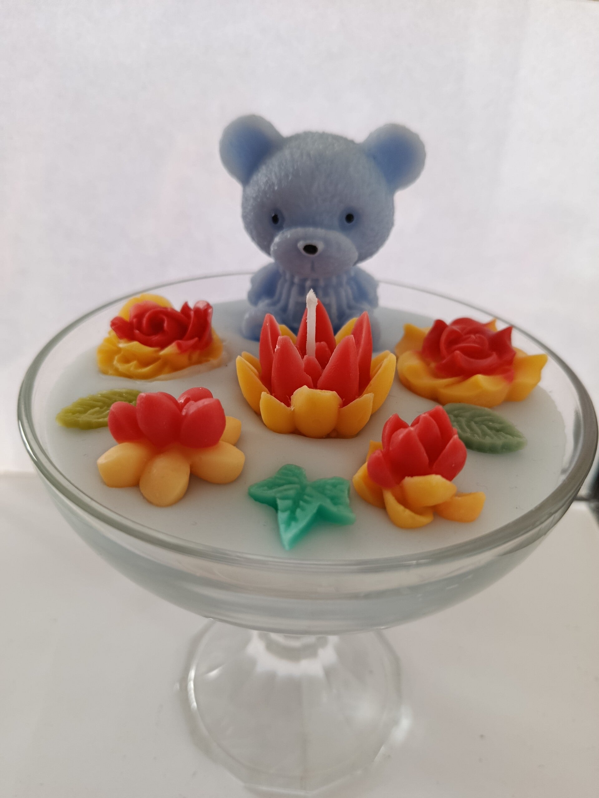 Coupelle fleur ourson n3