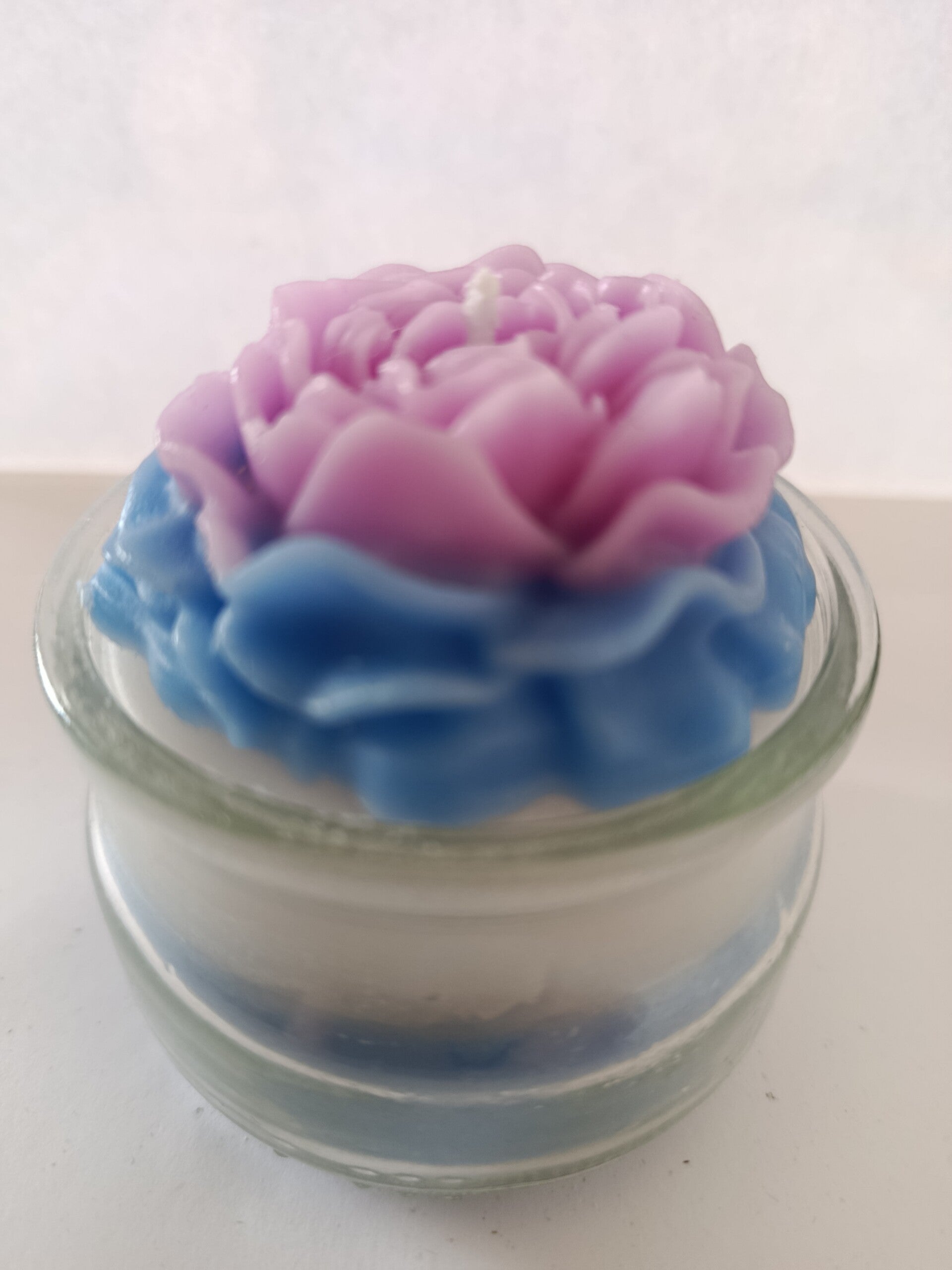 Fleur bleu/mauve