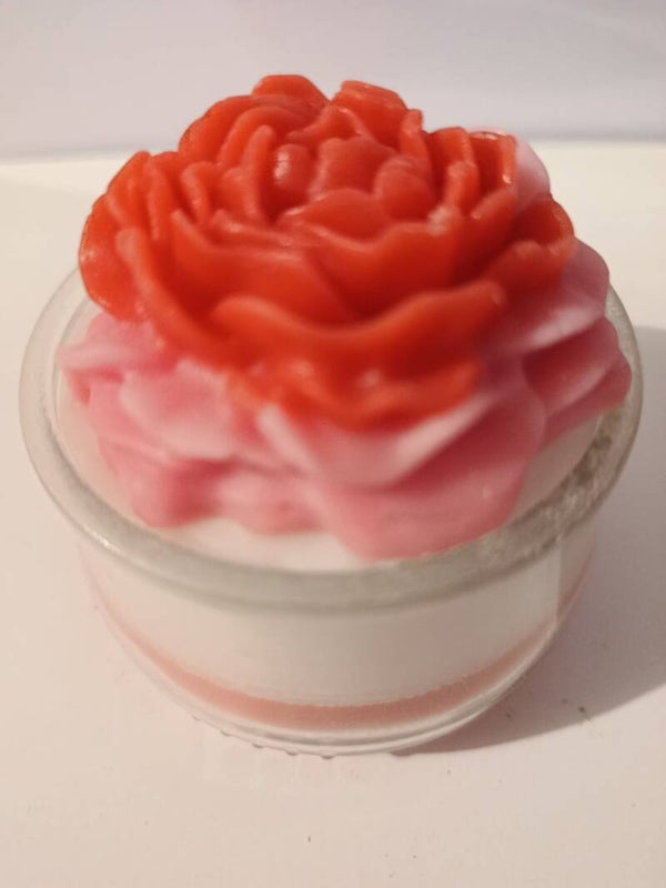 Fleur rose/rouge