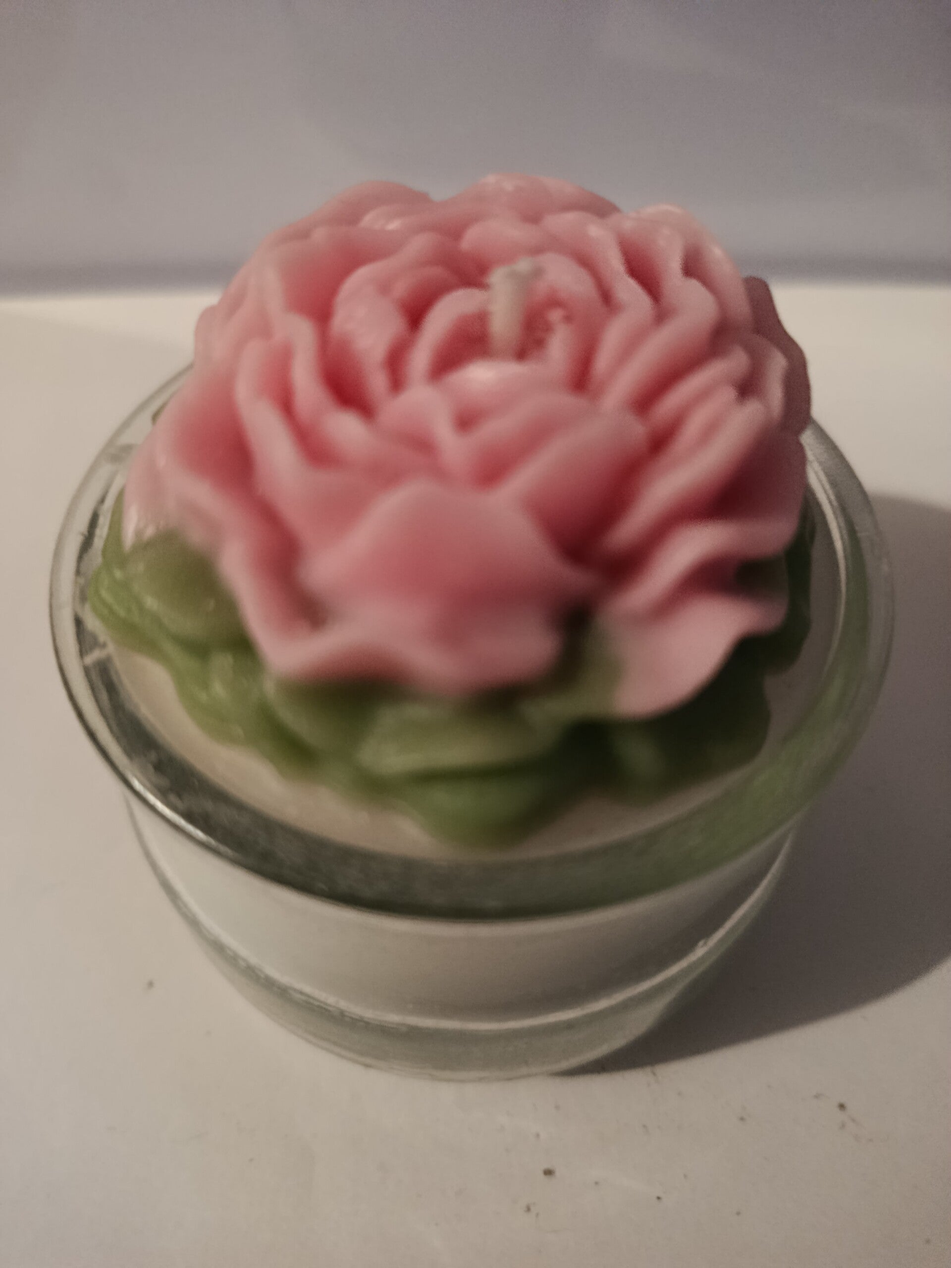 Fleur olive/rose