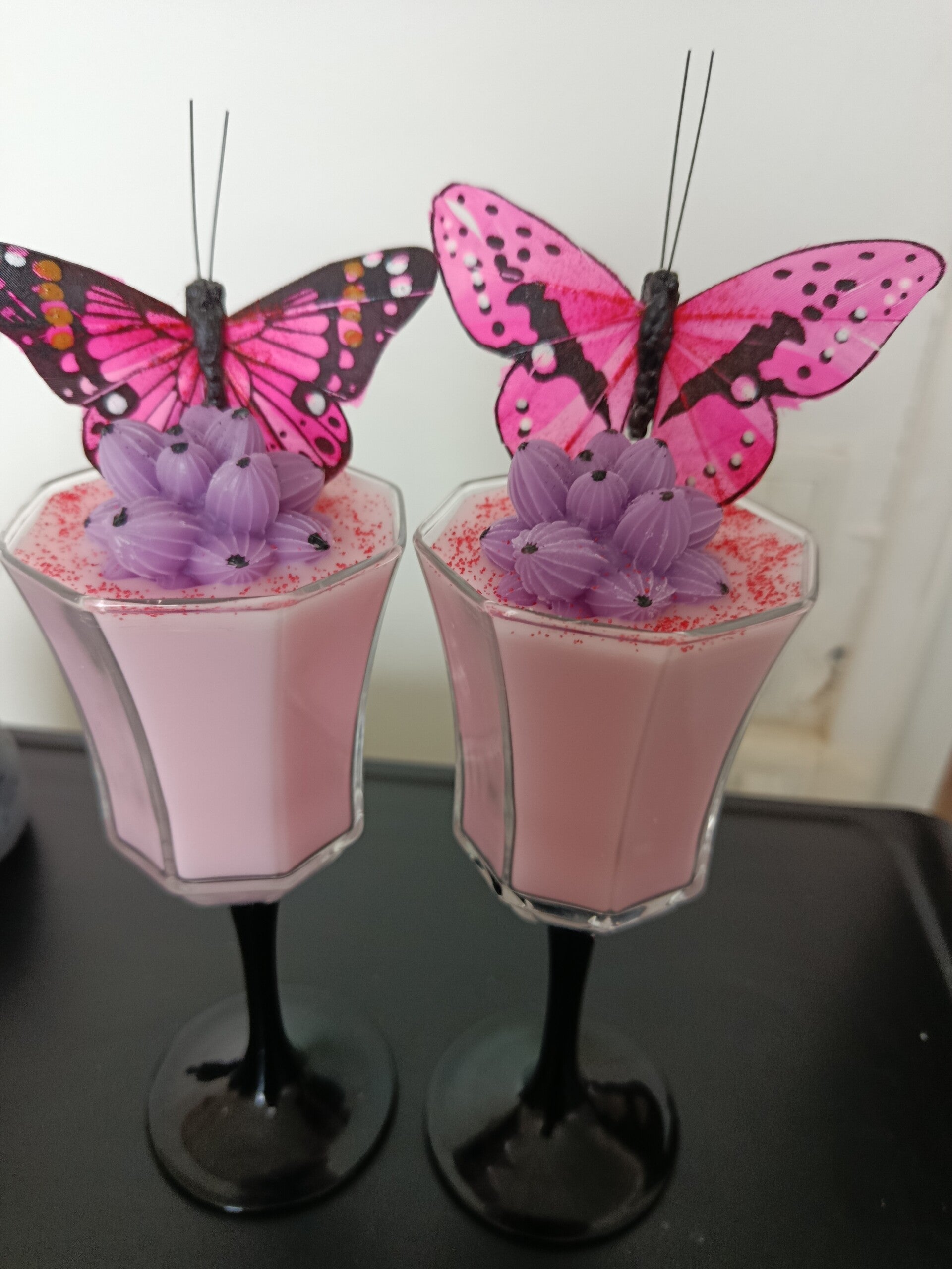 Verre papillon 🦋 cactus 🌵