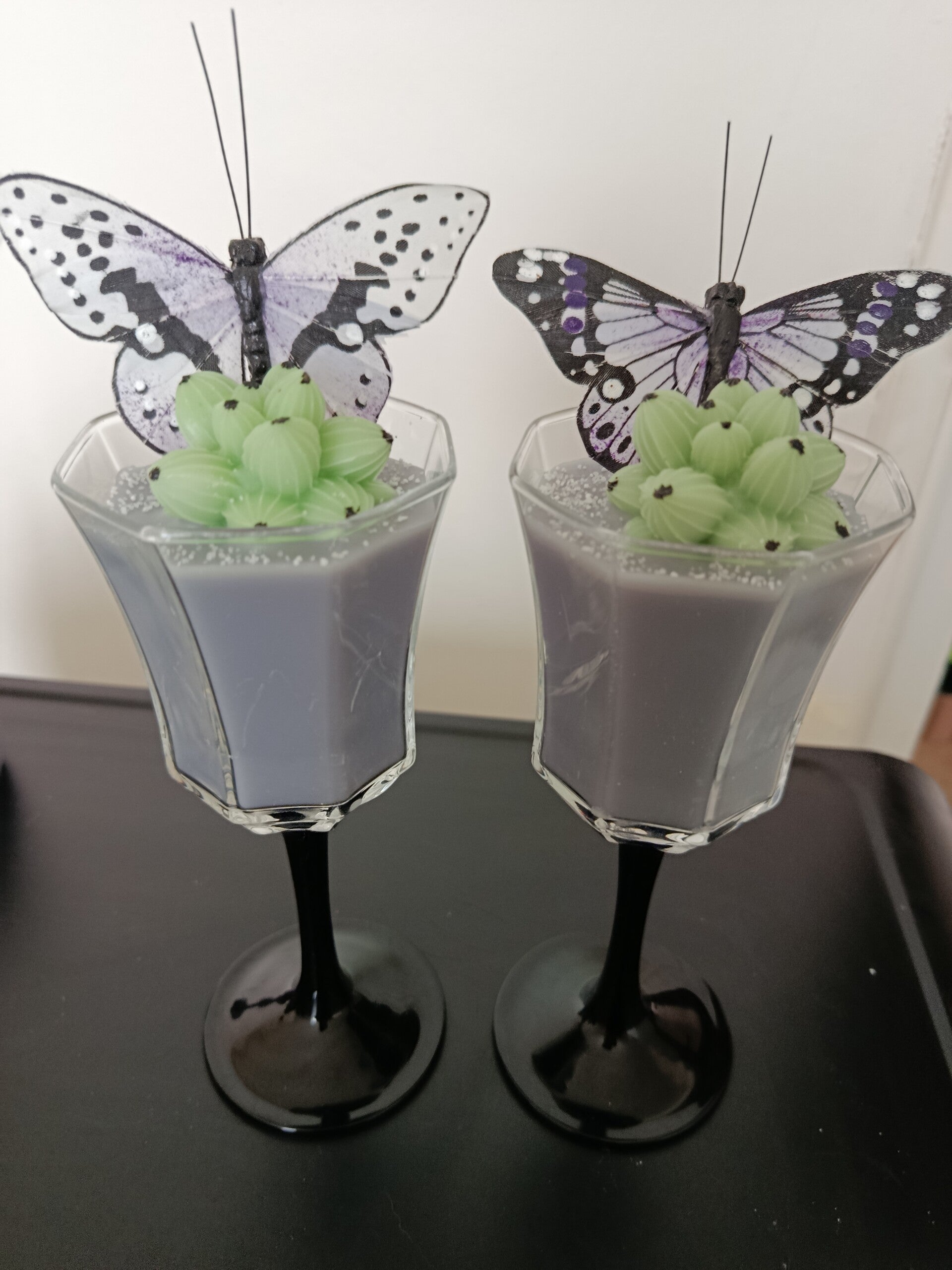 Verre papillon 🦋 cactus 🌵