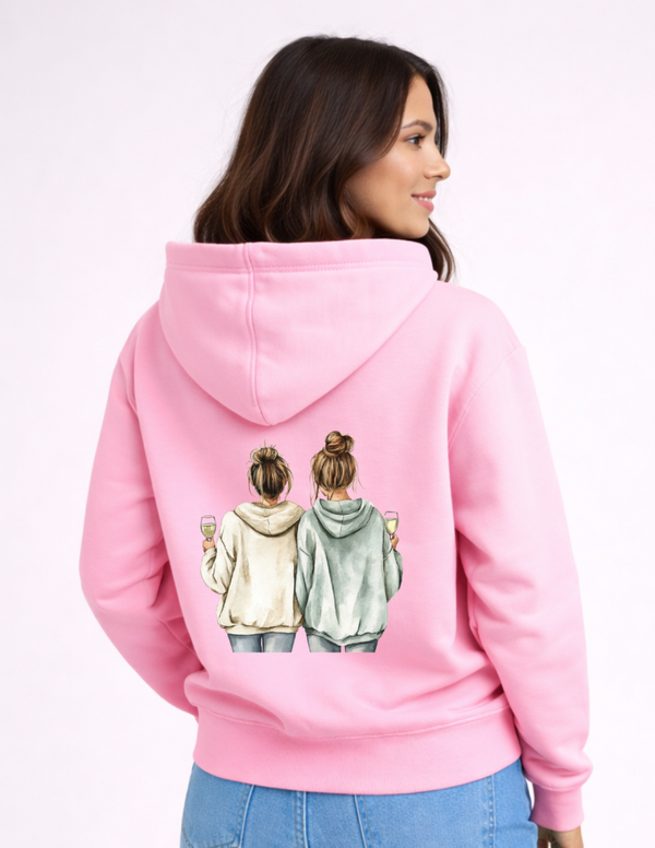 Roze hoodie bestie 1
