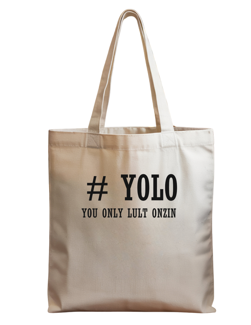Totebag YOLO You Only Lult Onzin