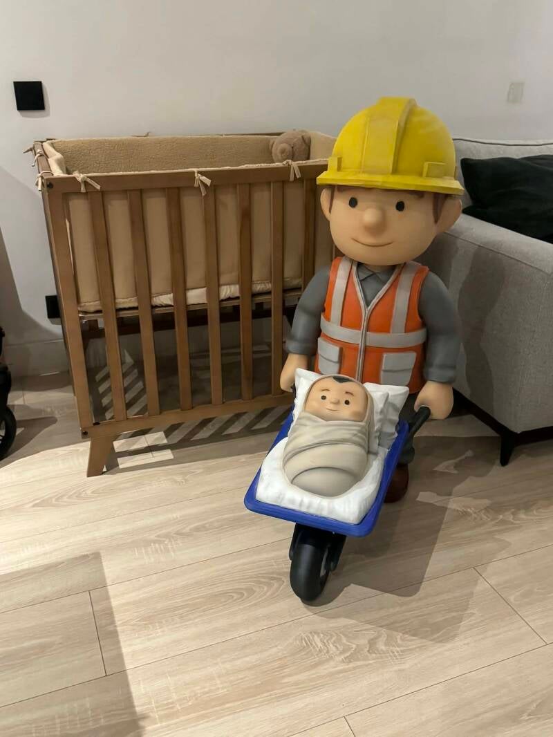 3D geprinte figuur voor babyborrel