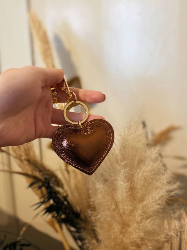 Sleutelhanger Pipsa metallic koper