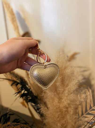 Sleutelhanger Pipsa metallic goud