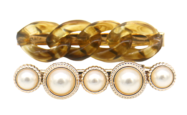 Haarclips Jolly bruin