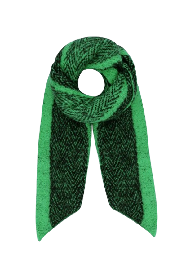 Sjaal Zigzag groen