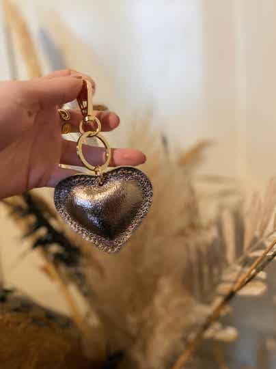 Sleutelhanger Pipsa metallic brons