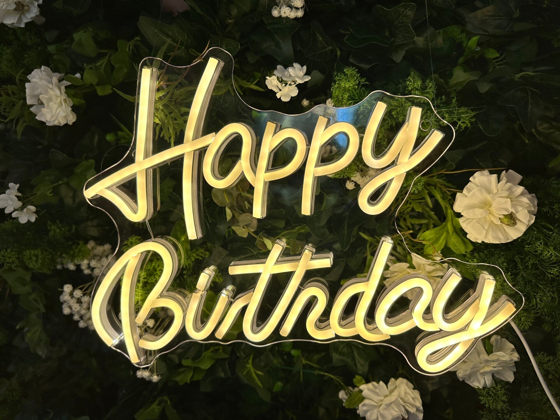 Happy Birthday Neon Sign