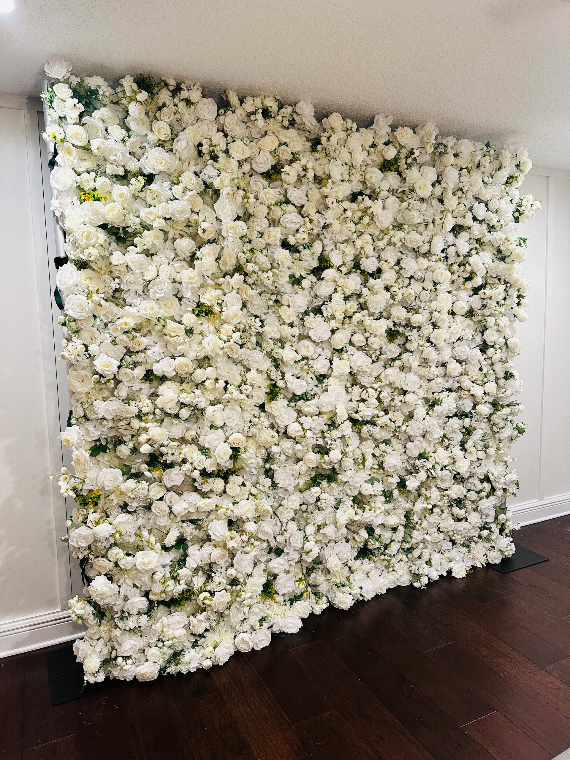 Amelia- 3D White Flower Backdrop