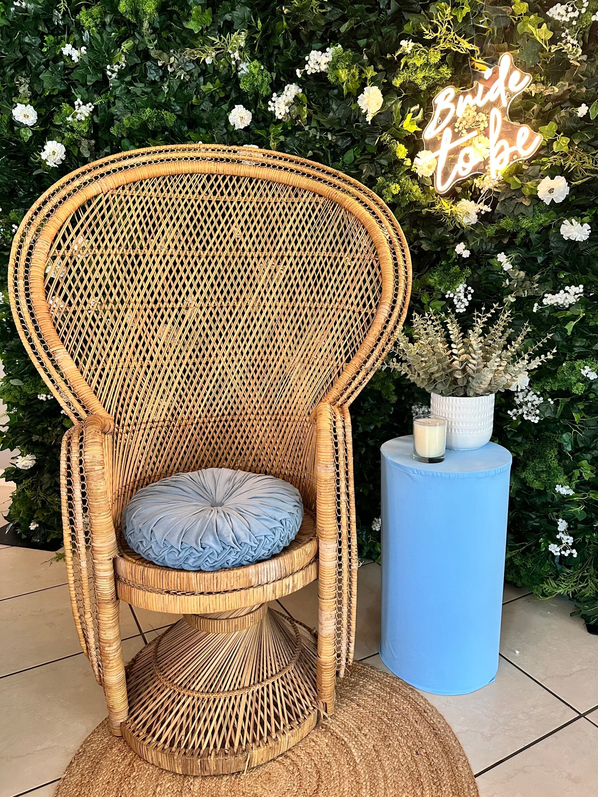 Peacock Wicker Chair