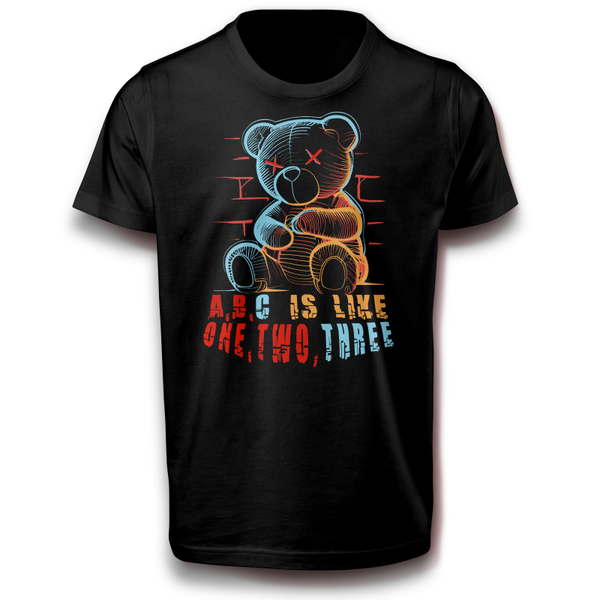 Neon Teddybär Spielzeug T-Shirt 122 - 3XL Baumwolle Spaß Lustig Bär Geschenkidee