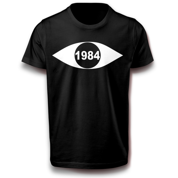 Auge der Vorsehung Totalitäres System 1984 T-Shirt 122 - 3XL Baumwolle Herrschaft unterwerfung kontrolle Roman