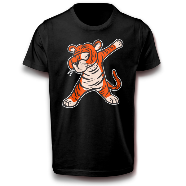 Tiger Lustig am Tupfen Spaß Wild Frauen Männer T-Shirt 122 - 3XL 100% Baumwolle